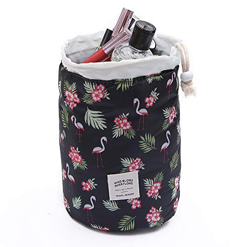 YJQueen Cosmetic Bag, Travel Makeup Cosmetic Pouch Portable Handbag Toiletry Case Mini Makeup Train Case Cosmetic Bag Cosmetic Organizer Travel Acces