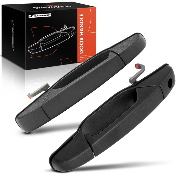 A-Premium Outside Exterior Door Handles - Front Driver and Passenger Side
