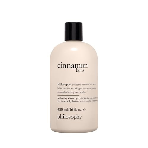 philosophy cinnamon bun shampoo, shower gel & bubble bath, 16 oz