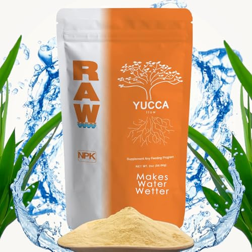 RAW Yucca Extract - Yucca Root Powder, Water Soluble Soil Amendment, 2 oz
