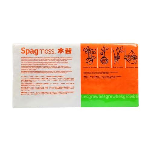 besgrow Premium New Zealand Sphagnum Moss, 150g (12L When Hydrated) Premier AAA Grade (150mm, 6" Strands) - Harvested