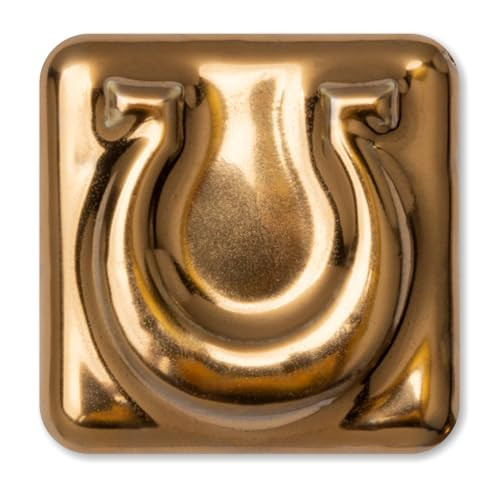 Pasler Gold Glaze for Ceramic Pottery Bisque,PCG01,16fl oz/473ml