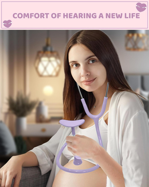 Fetal Heartbeat Monitor, Fetoscope Heart Beat Monitors - Purple