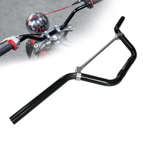 JRL 7/8" Pitbike Handlebars For Motorcycle ATV Mini bike Pit Dirt Bike Mid-Rise Handle Bars Offroad Black