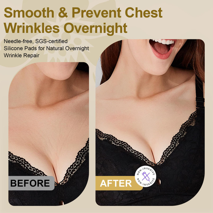 Luxe Sens Chest Wrinkle Patches 2 Pack, 30 Day Supply