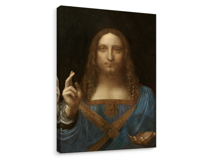 Niwo ART - Salvator Mundi, by Leonardo DaVinci, Oil painting Reproduction - Giclee Wall Art for Home Decor, Gallery