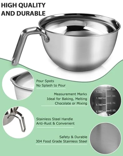 3PCS Stainless Steel Mixing Bowls ,Nesting Bowls With Silicone Spatula