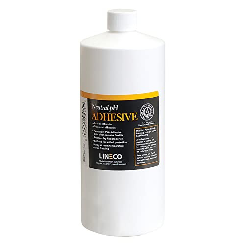 Lineco Neutral pH Adhesive, All-Purpose Glue, 1 Quart, White, 1 Pack
