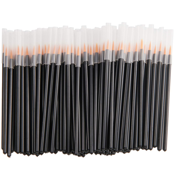 Hedume 300 Pack Disposable Eyeliner Brush, Eyeliner Brush Applicator, Eye Liner Wands for Makeup