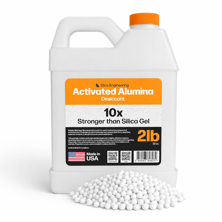 Activated Alumina Desiccant Beads for 3D Printer Filament Reusable (2lb)
