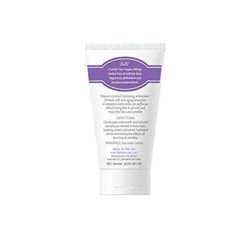 Belli eye cream for brightening wrinkles dark circles anti-aging skin renewing and puff, Enriched Vitamin | Skin