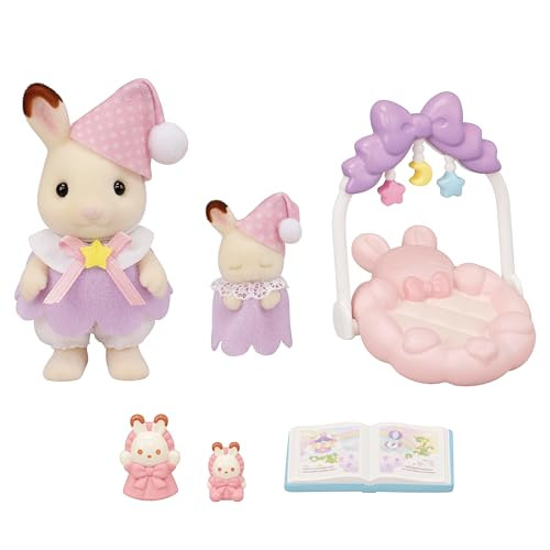 Calico Critters - Sleepy Dream Siblings - Dollhouse Playset with 2 Figures