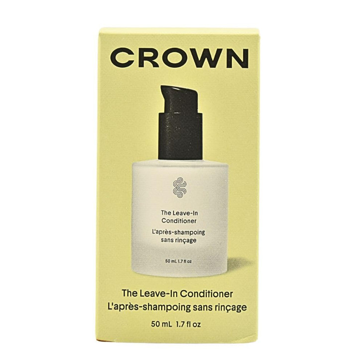 CROWN AFFAIR The Mini Leave-In Conditioner Cream 1.7 oz | Lightweight Hydrating Anti-Frizz Cream for Dry, Fine &