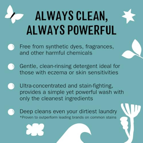 Molly's Suds Original Laundry Detergent Powder | Clean Laundry Detergent Powder for Sensitive Skin | Simple, Effective