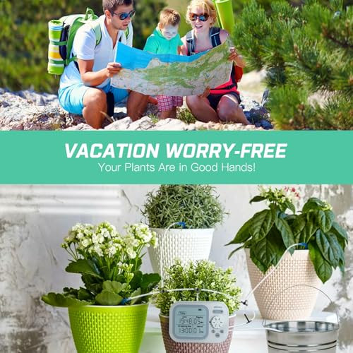 Automatic Drip Irrigation System for Indoor Plants, 2026 Automatic Plant Waterer for 15 Potted Plants Watering with