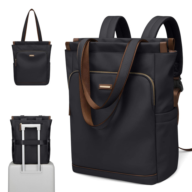 GOLF SUPAGS Convertible Laptop Backpack for Women Casual Daypack Notebook Tote Bag for Work College Travel Leisure