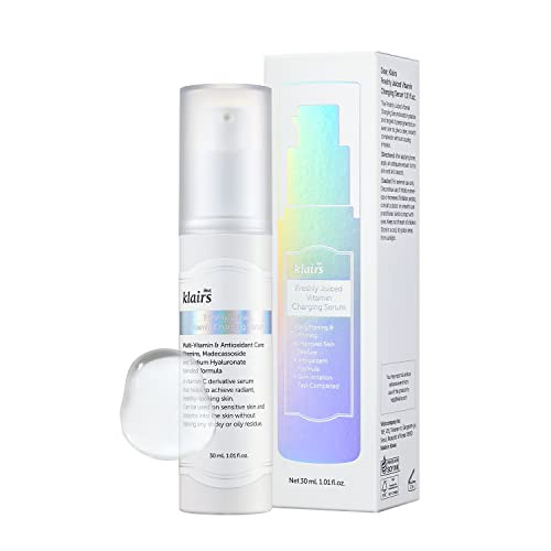 DearKlairs Vitamin Charging Serum Korean Brightening Serum, 1.01 Fl Oz