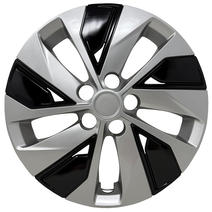 HubStar Hubcap Fits Nissan Altima 2019-2023, Premium Replica 16-inch Replacement, Silver Black, 1 Piece