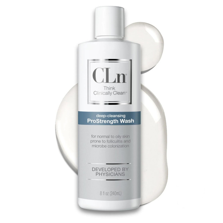 CLn ProStrength Wash - PH-Balanced and Formulated for Daily Use with Salicylic Acid to Cleanse and Exfoliate Normal
