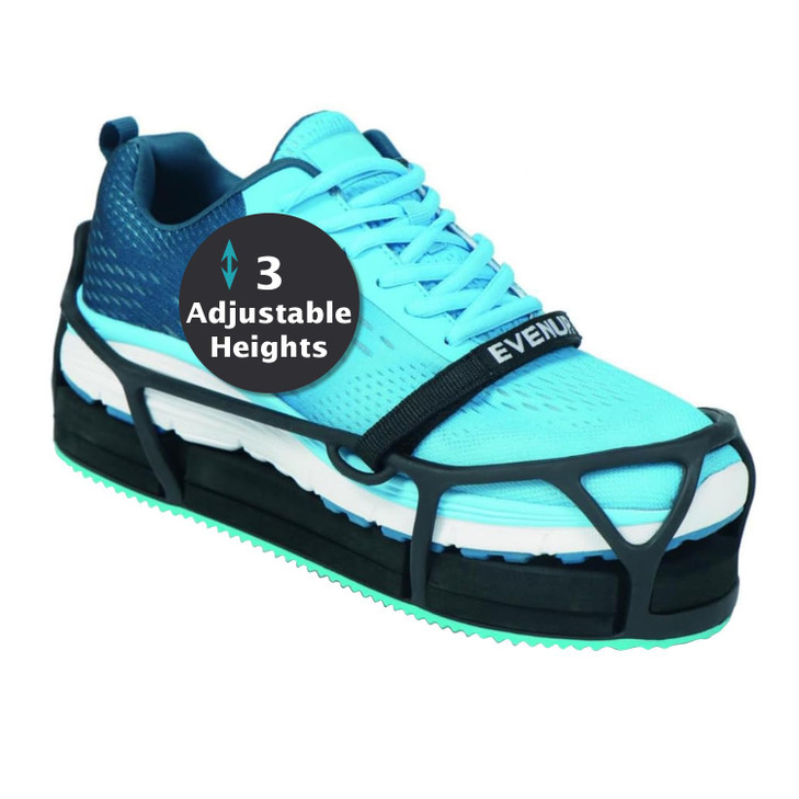 EVENup - Shoe Lift for Walking Boot I Adult Size Small I Shoe Balancer for Use with Fracture Boots or Leg Length