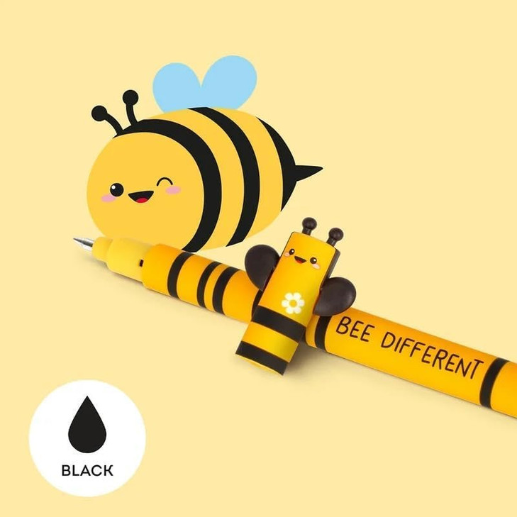 LEGAMI - Set of 14 Erasable Gel Pens with Thermosensitive Erase Ink, Range of ink colours & barrel designs, 0.7mm Tip,