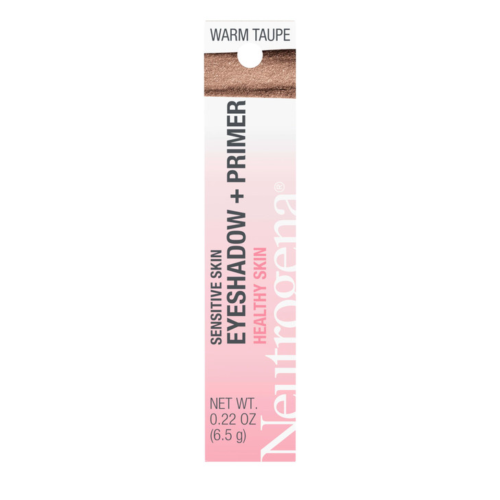 Neutrogena Sensitive Skin Eyeshadow + Primer, a Longwearing, 2-in-1 Metallic Eyeshadow for Sensitive Skin with Pro-Vitamin B5, Lightweight Cream-to-P