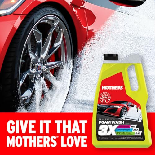 Mothers Triple Action Foam Wash, 100 oz. (05610)