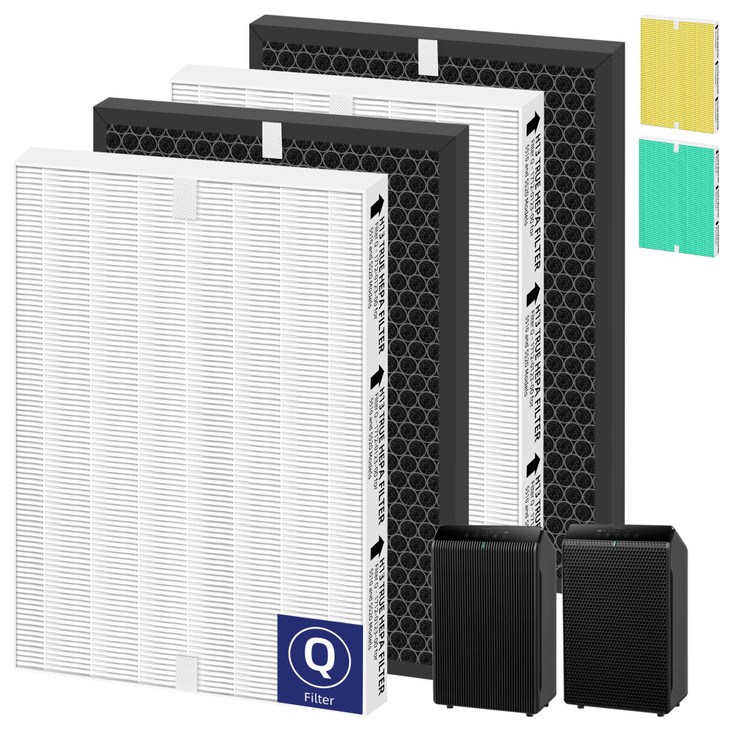 Pulluty 5510 5520 5530 HEPA Air Purifier Filter Q Replacement for Winix 5510 5520 5530 Plasmawave Air Purifier H13