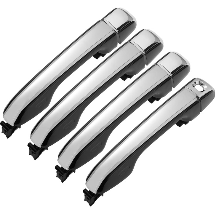 Lcyolada Set of 4 Exterior Door Handles Compatible with Toyota 4Runner SR5 2010-2020, Lexus GX460 2010-2021, Replaces#