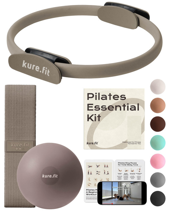 Pilates Kit | Pilates Equipment Set for Home Workouts | Accessories & Guide
