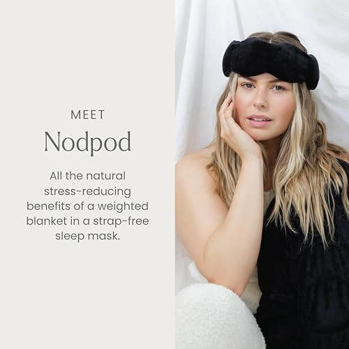 nodpod Patented Gentle Pressure Sleep Mask, Weighted Eye Mask