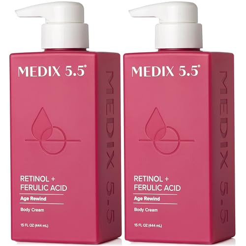 Medix 5.5 Retinol Body Lotion Firming Moisturizer | Crepey Skincare Treatment | Retinol Body Cream | Anti Aging