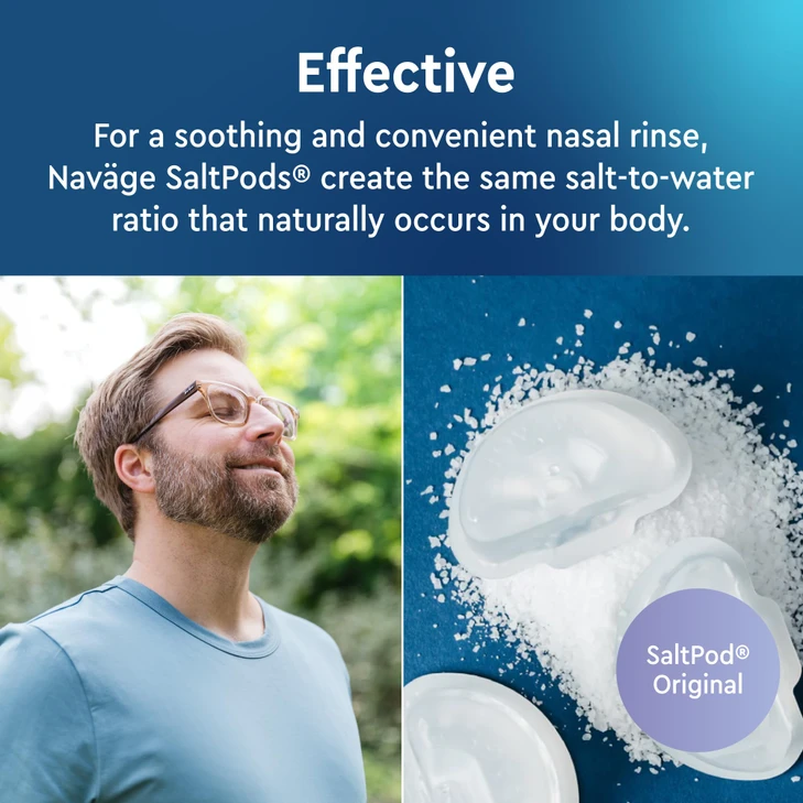 Navage SaltPods Refills, Original Sea Salt Formula, 90 Count