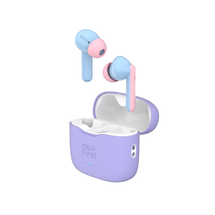 myFirst CareBuds Kids Earbuds 85dB Volume Limit Small Ear Fit