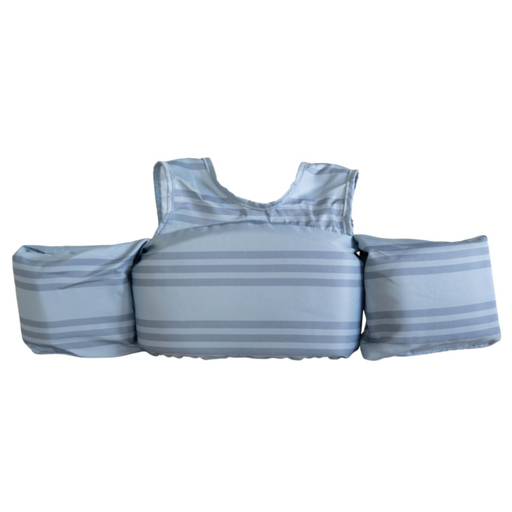 Toddler Swim Vest, Floaties Jacket, Secure Adjustable, Pools, Blue Stripe