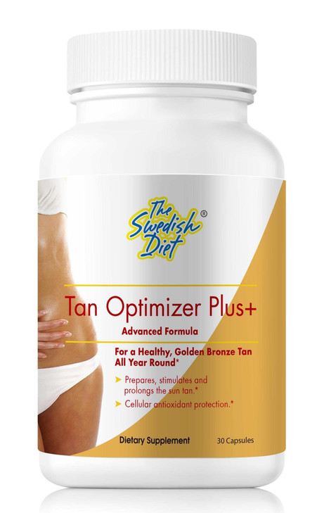 Tan Optimizer Plus+  Sugar-Free Tanning & Skin Health Supplement with Beta Carotene, L-Tyrosine, Collagen & Antioxidants for Radiant Skin & Immune S