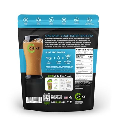 Chike High Protein Iced Coffee, Original, 14 Servings (15.1 Ounce)