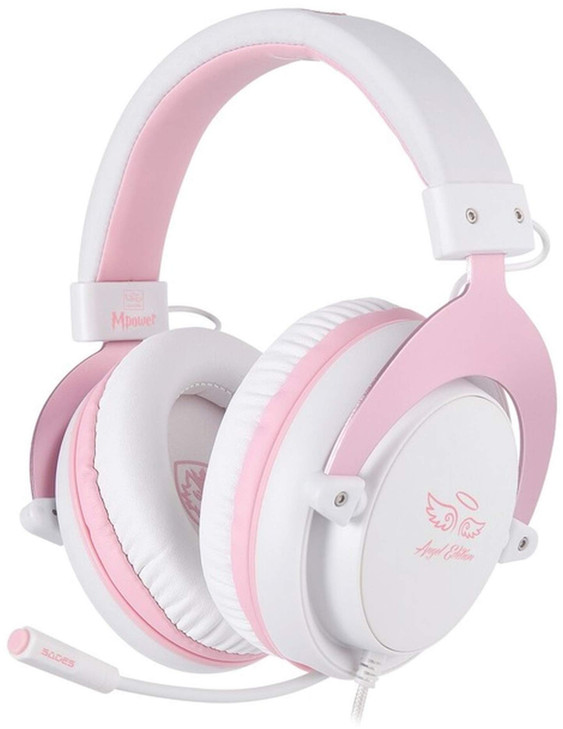 SADES MPOWER Stereo Gaming Headset for PS4, PC, Mobile, Noise Cancelling Over Ear Headphones with Retractable and