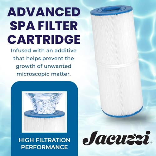 Jacuzzi 373045J ProClear 50 Sq Ft Pleated Filter Cartridge J-200 Series