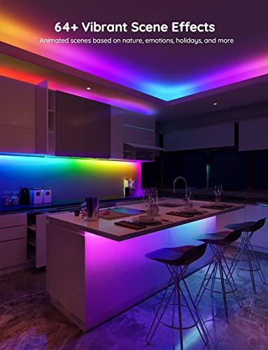 Govee 32.8ft RGBIC LED Strip Lights, Work with Alexa and Google Assistant