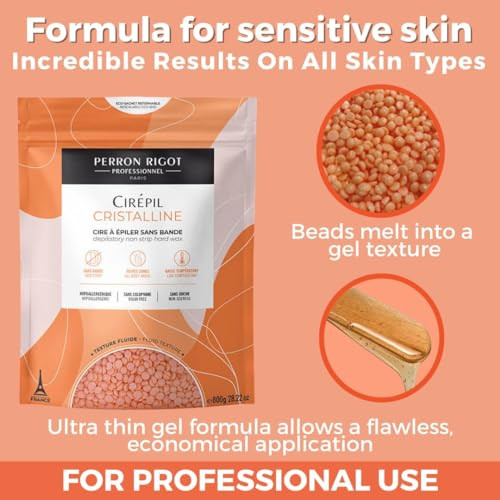 Cirepil CRISTALLINE Stripless Hard Wax Beads Bag 28.22oz / 800g