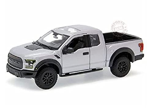 2017 Ford Raptor Pickup Truck Blue Metallic 1/24 Diecast Model Car by Maisto