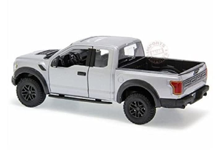 2017 Ford Raptor Pickup Truck Blue Metallic 1/24 Diecast Model Car by Maisto