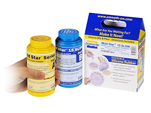Mold Star 15 Slow, 1A:1B Mix By Volume Platinum Silicone Rubber, Pint Unit