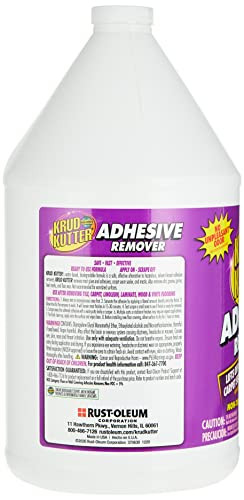 Krud Kutter AR01 Clear Adhesive Remover with Mild Odor, 1 Gallon