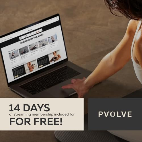 Pvolve P.Band Exercise Resistance Band - Home Workout Equipment to Strengthen Arms, Back and Shoulders, Light Weight