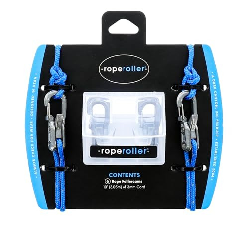 Roperoller Original Rope Tensioner with Reflective Cord & Case, 6 Pack