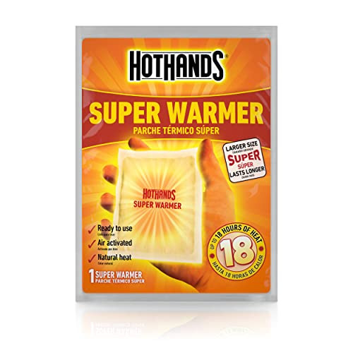 HotHands Body and Hand Super Warmers - Long Lasting Natural Odorless Air Activated Warmers - Up to 18 Hours of Heat -