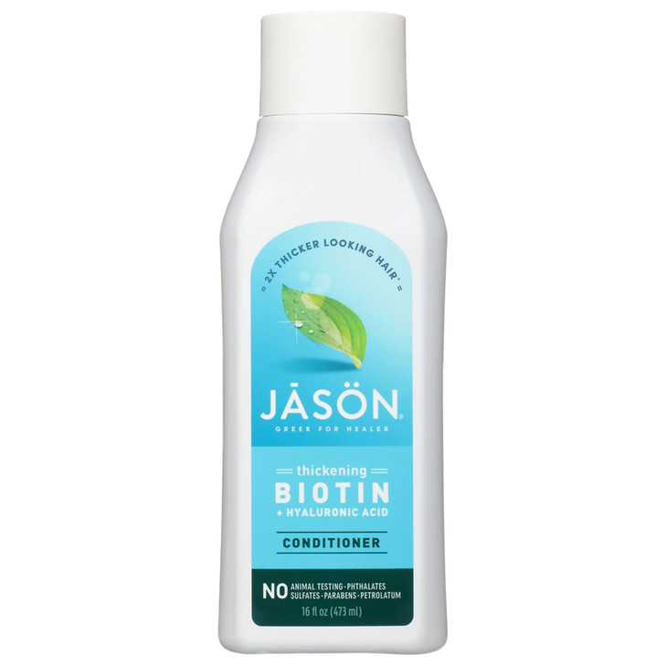 Jason Conditioner, Thicken & Restore Biotin and Hyaluronic Acid, 16 Oz