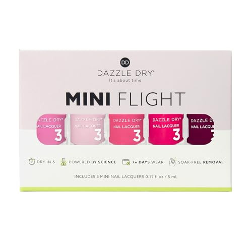 Dazzle Dry Mini Flight  Coronado  5 Mini Lacquers